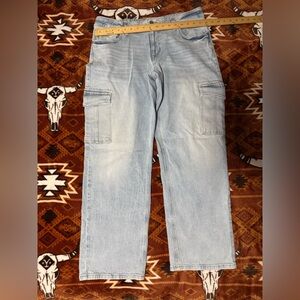 LIKE NEW! edgely from Maurice’s Light Blue Relaxed Boyfriend Straight Jeans